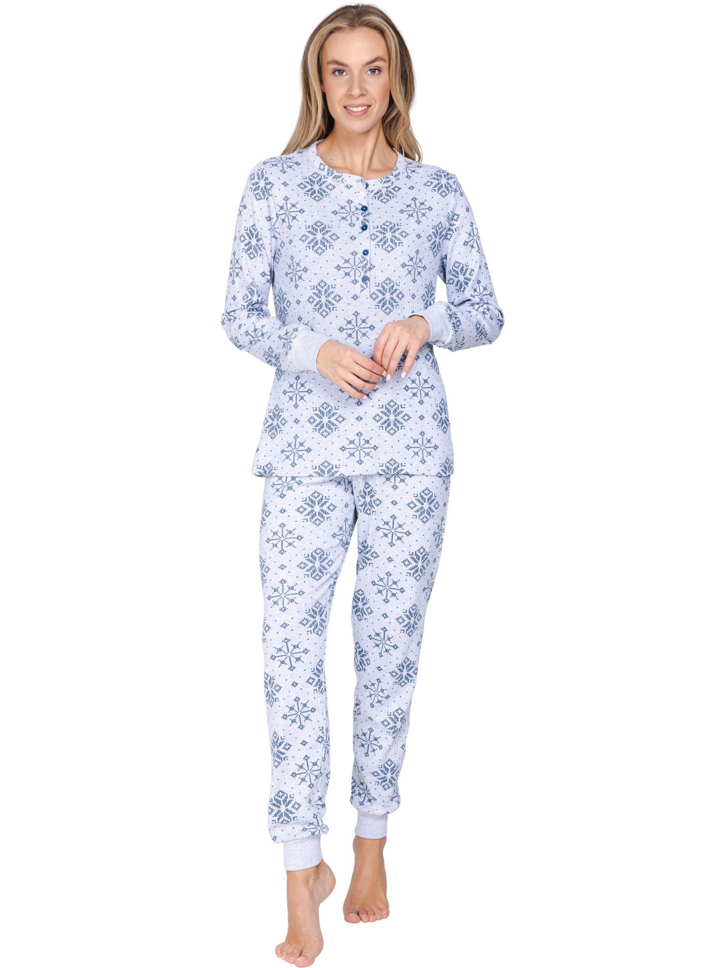 Rebelle Pajama 'Snowy Sparkles' in Blue