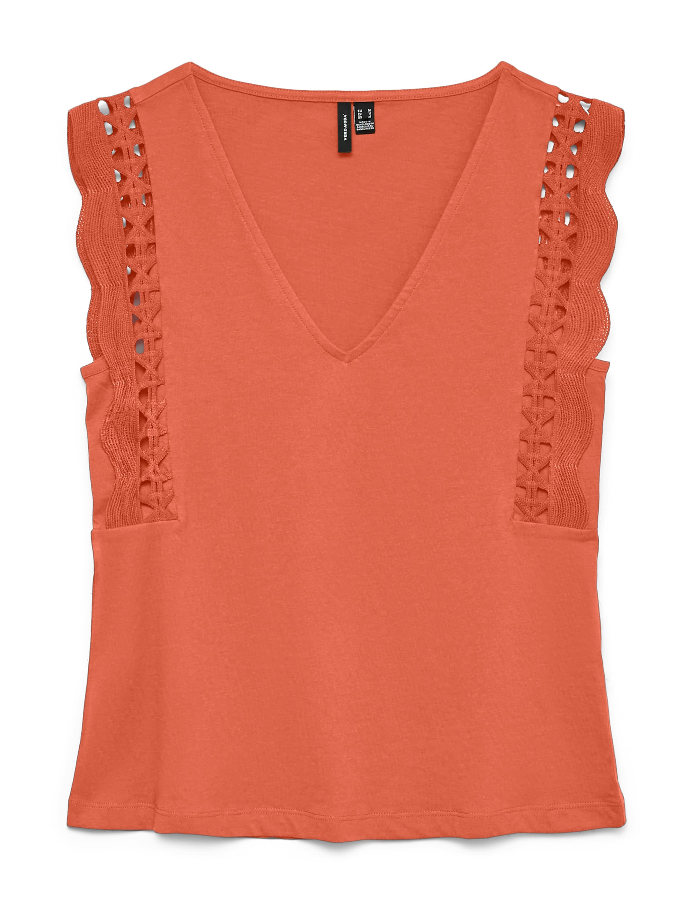 VERO MODA Top 'VMGABBY' in Oranje: voorkant