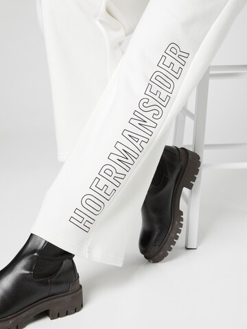 Hoermanseder x About You Wide leg Trousers in White