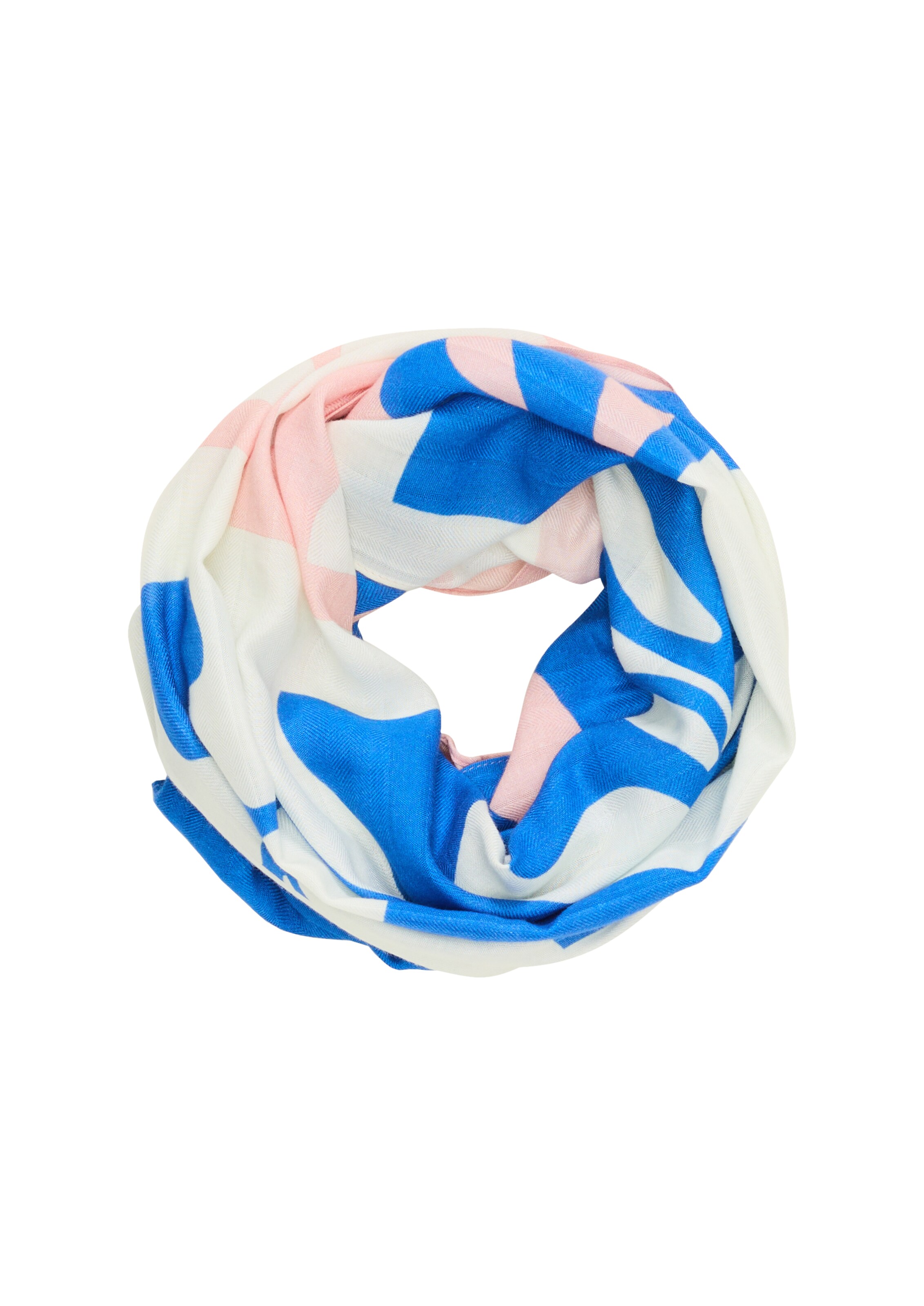 s.Oliver Schal in 1 in blau / rosa / weiß, Produktansicht