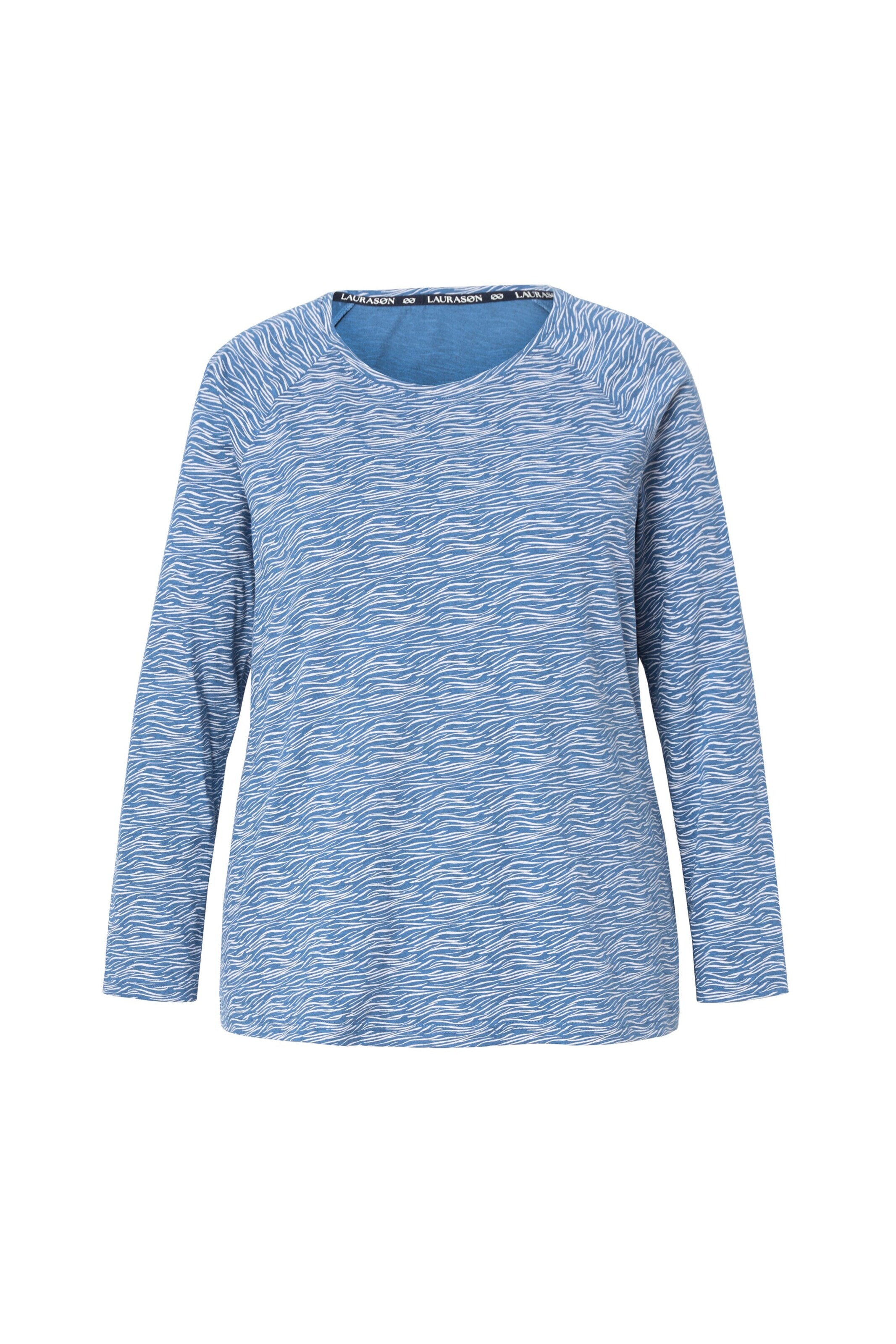 T-shirt LAURASØN en bleu : devant