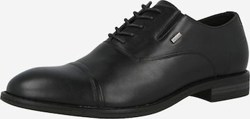 Scarpa stringata di s.Oliver in nero: frontale