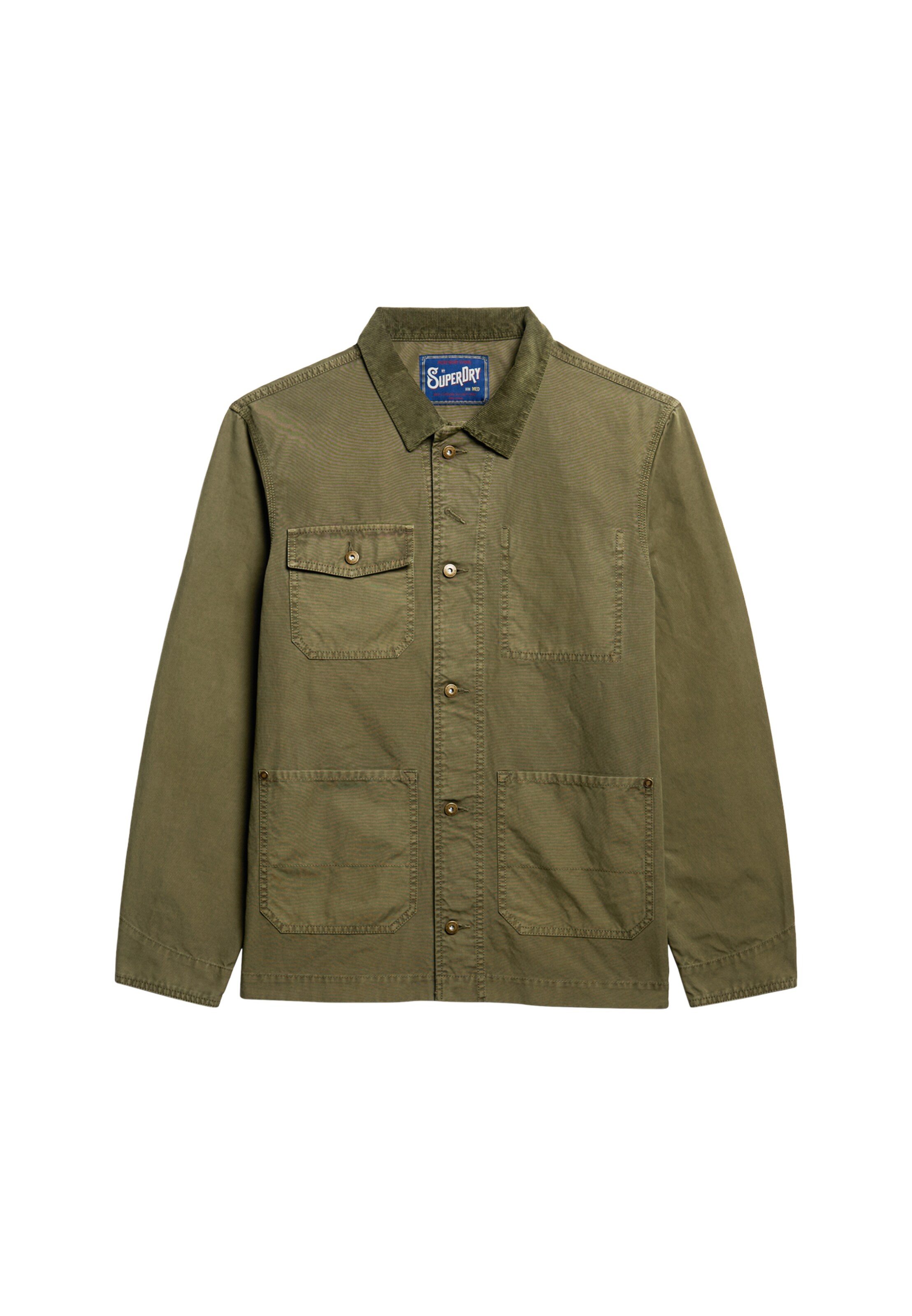 Superdry & Co Tussenjas in Groen: voorkant