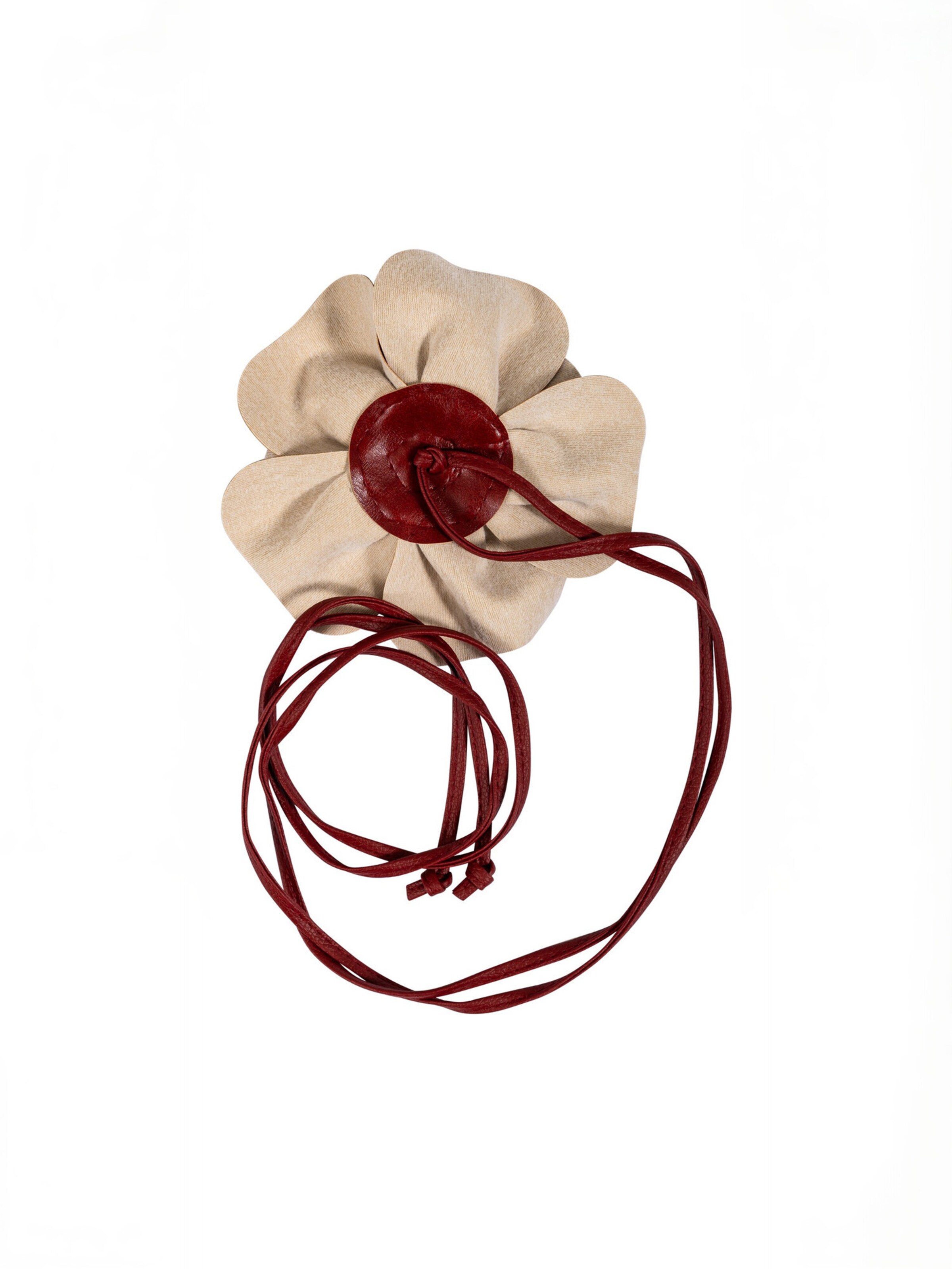 Ceinture ' Flower ' Coster Copenhagen en rouge : derrière