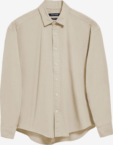 Polo Club Comfort Fit Hemd in Beige: Vorderseite