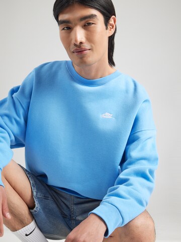 Nike Sportswear Sweatshirt 'CLUB' in Blue