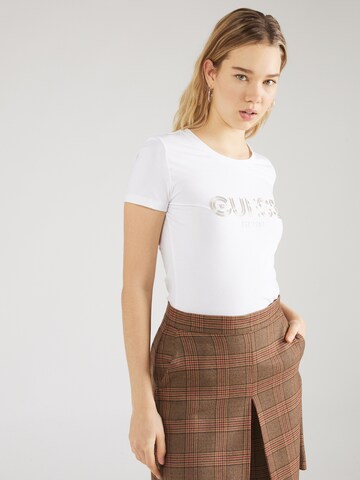 GUESS - Camisa em branco: frente