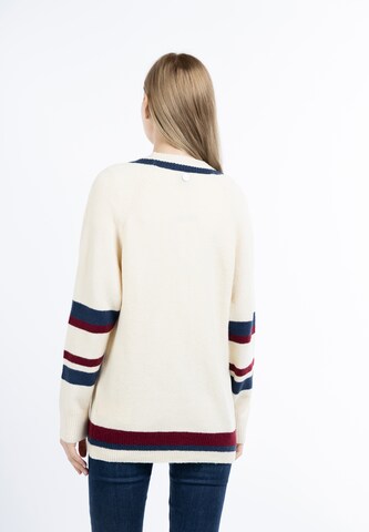 DreiMaster Maritim Knit Cardigan in Beige