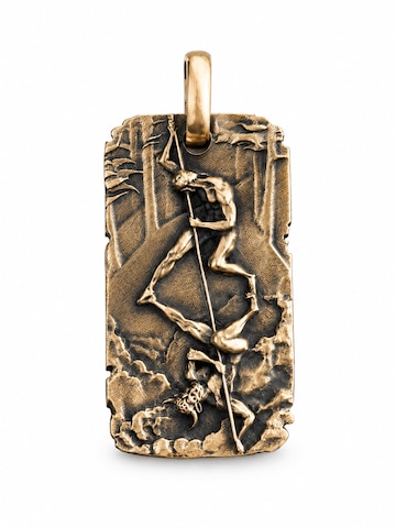 Pendentif 'BOXE OMBRA' REYTEL en jaune : devant
