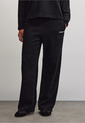 Wide Leg Pantalon 'Noli' Pegador en noir : devant