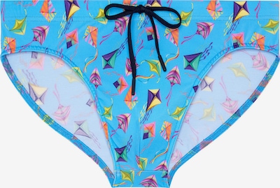 HOM Maillot de bain ' Swim Mini Briefs Lido ' en L en bleu / bleu clair, Vue avec produit