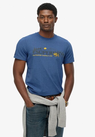 Superdry & Co T-Shirt in Blau: Vorderseite