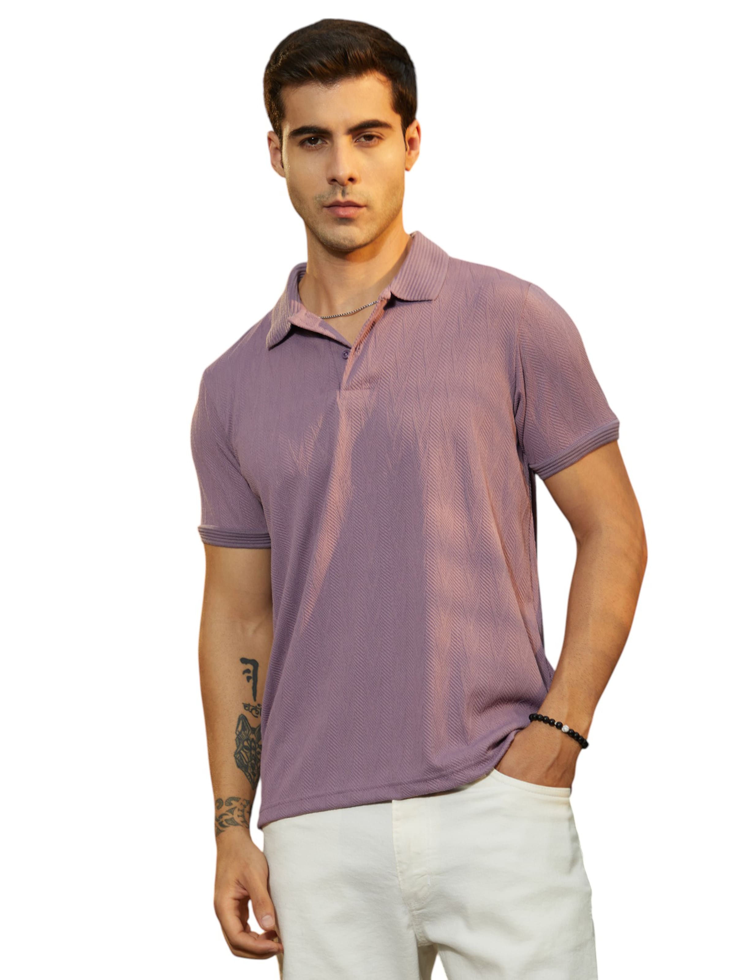 Campus Sutra Shirt 'Aden' in Purple: front