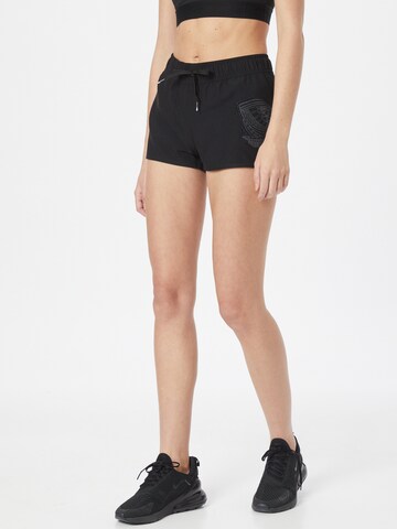 PROTEST Swimming shorts 'EVIDENCE' in Black: front