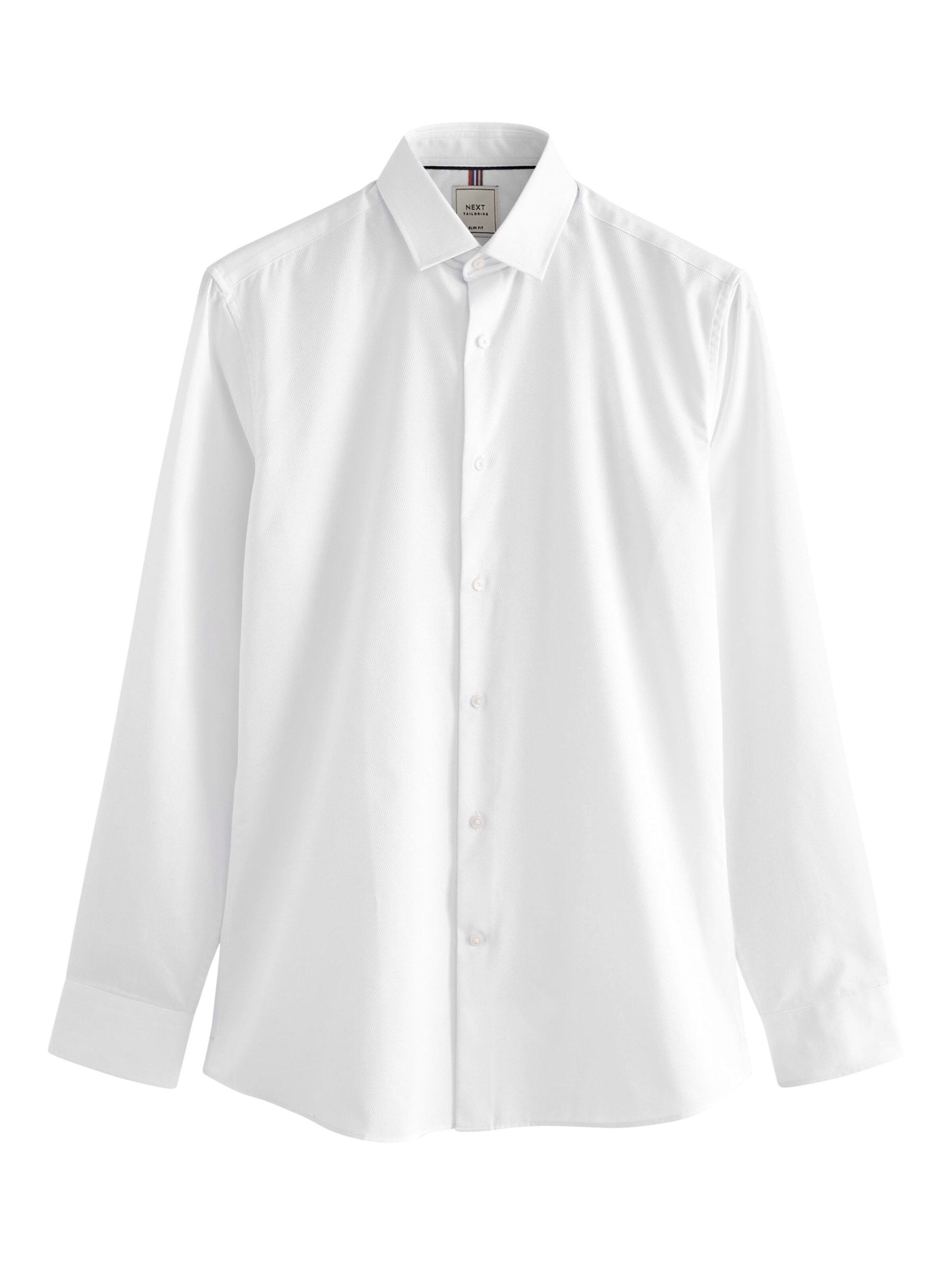 Next Slim fit Πουκάμισο για το γραφείο σε λευκό: μπροστά