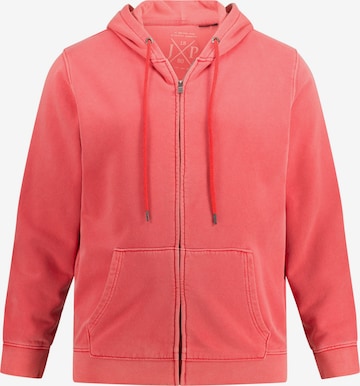 JP1880 Fleece jas in Roze: voorkant