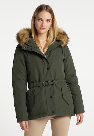 DreiMaster Klassik Winter jacket in Green: front