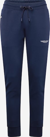 Effilé Pantalon Hackett London en bleu : devant