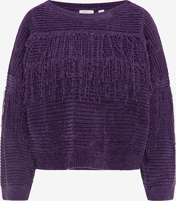 IZIA Sweater in Purple: front