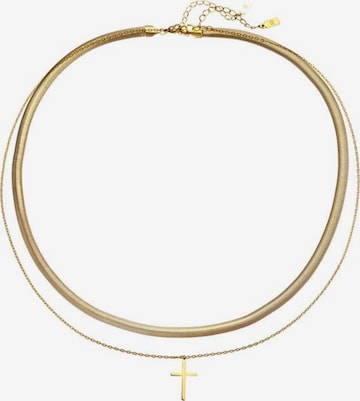 Hey Happiness Sieraden set 'Iconic Cross' in Goud: voorkant