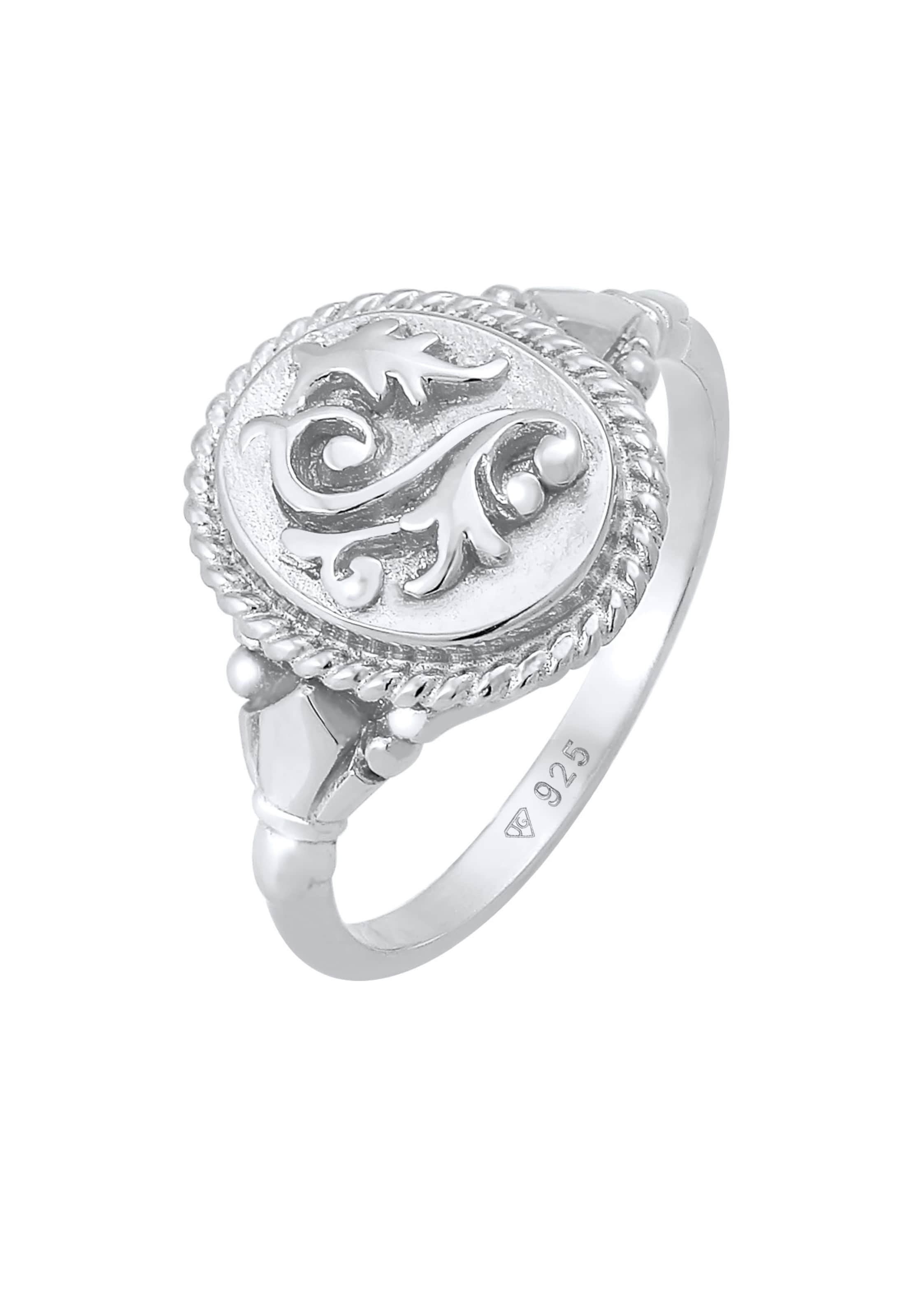 ELLI Ring in Silver: front