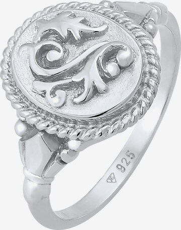 Bague ELLI en argent : devant