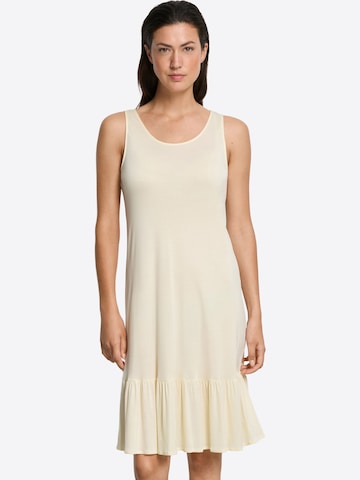 Chemise de nuit ' Isabella ' Hanro en beige : devant