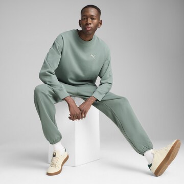 Sweat-shirt 'Wardrobe Ess' PUMA en vert