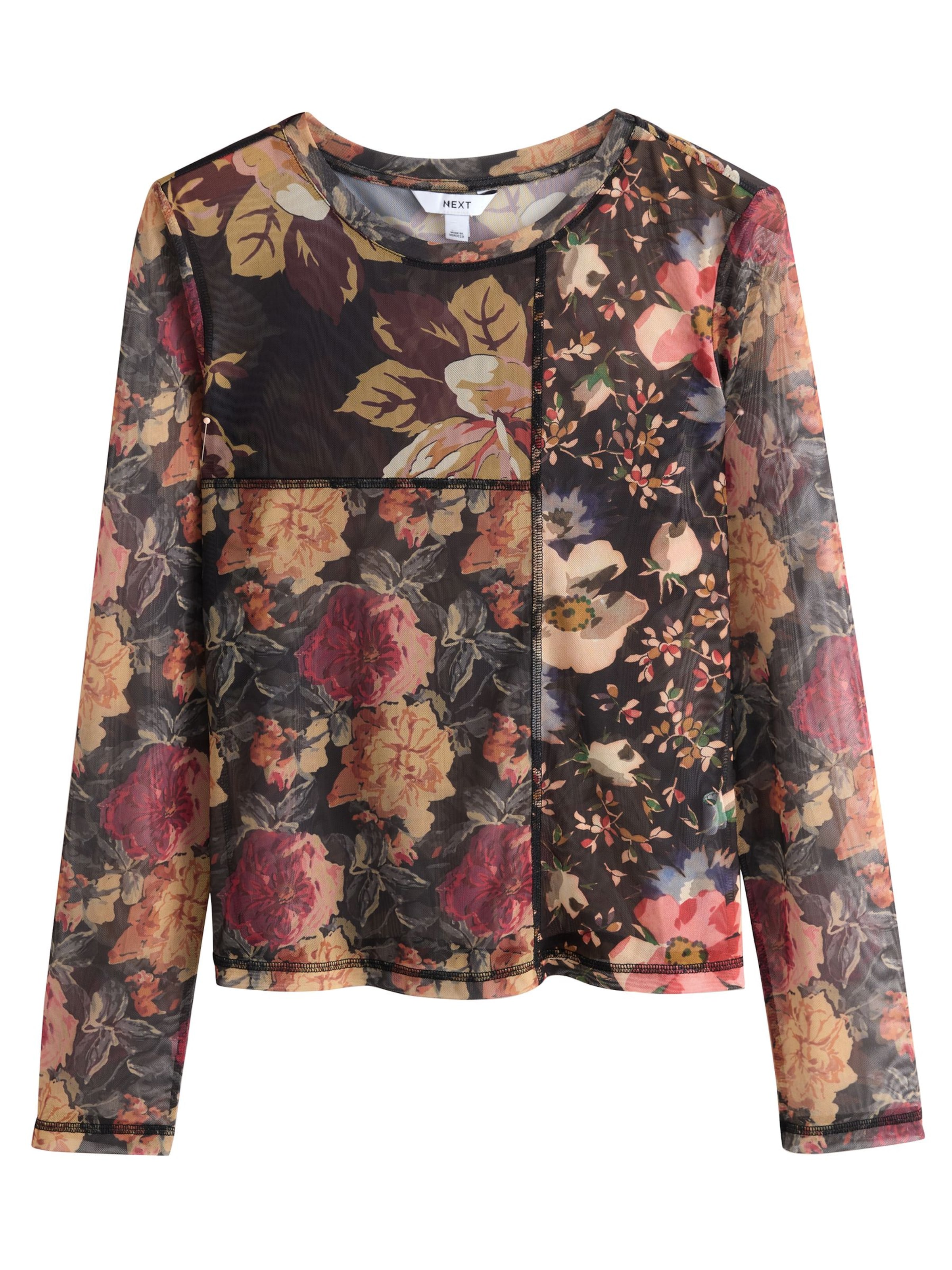 Next Sweatshirt i svart: framsida