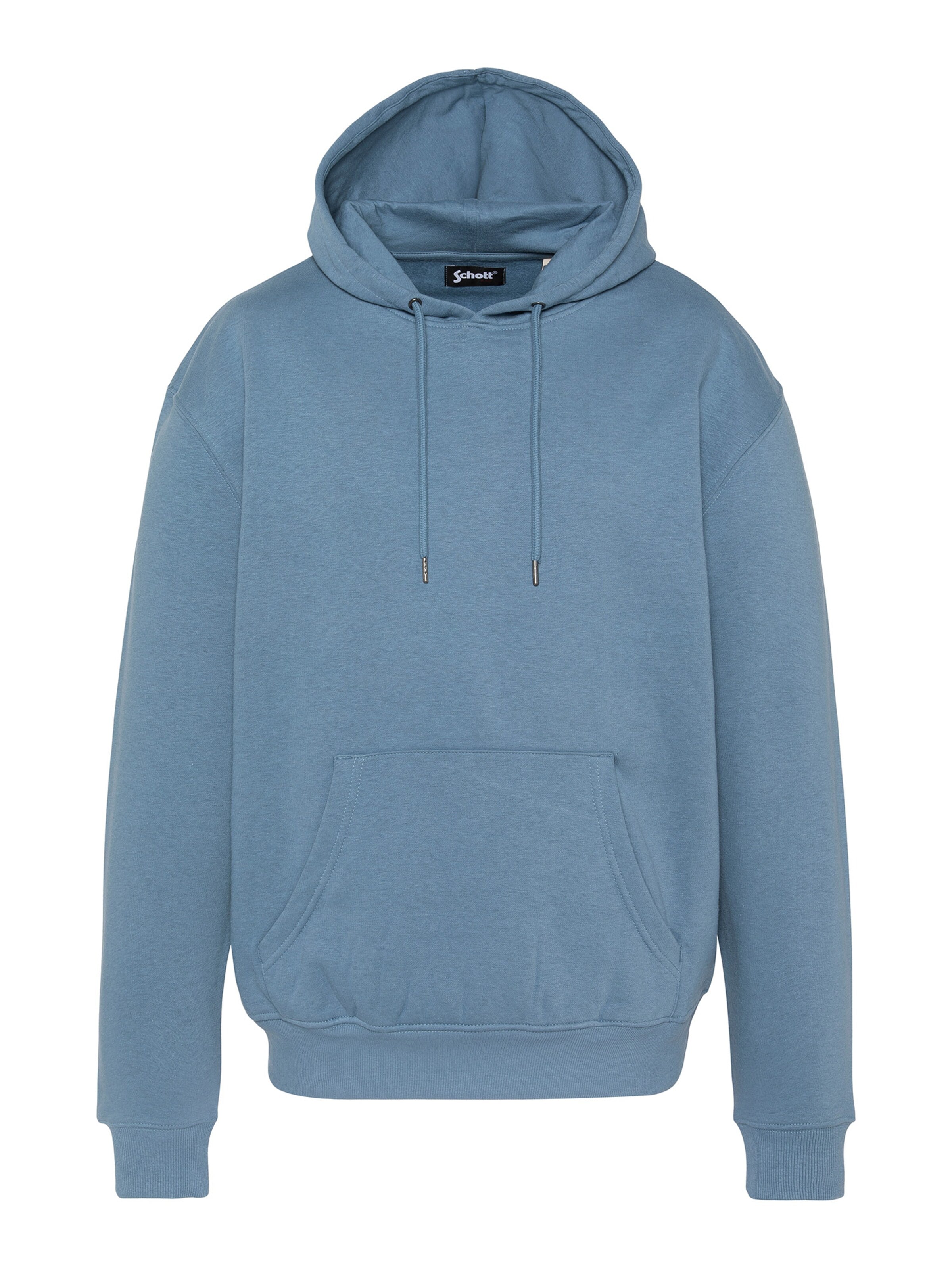 Schott NYC Sweatshirt in Blue: front