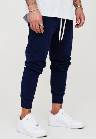 behype Slimfit Sweathose 'JOGGERY' in Blau