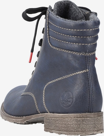 Rieker Schnürstiefelette '70811' in Blau