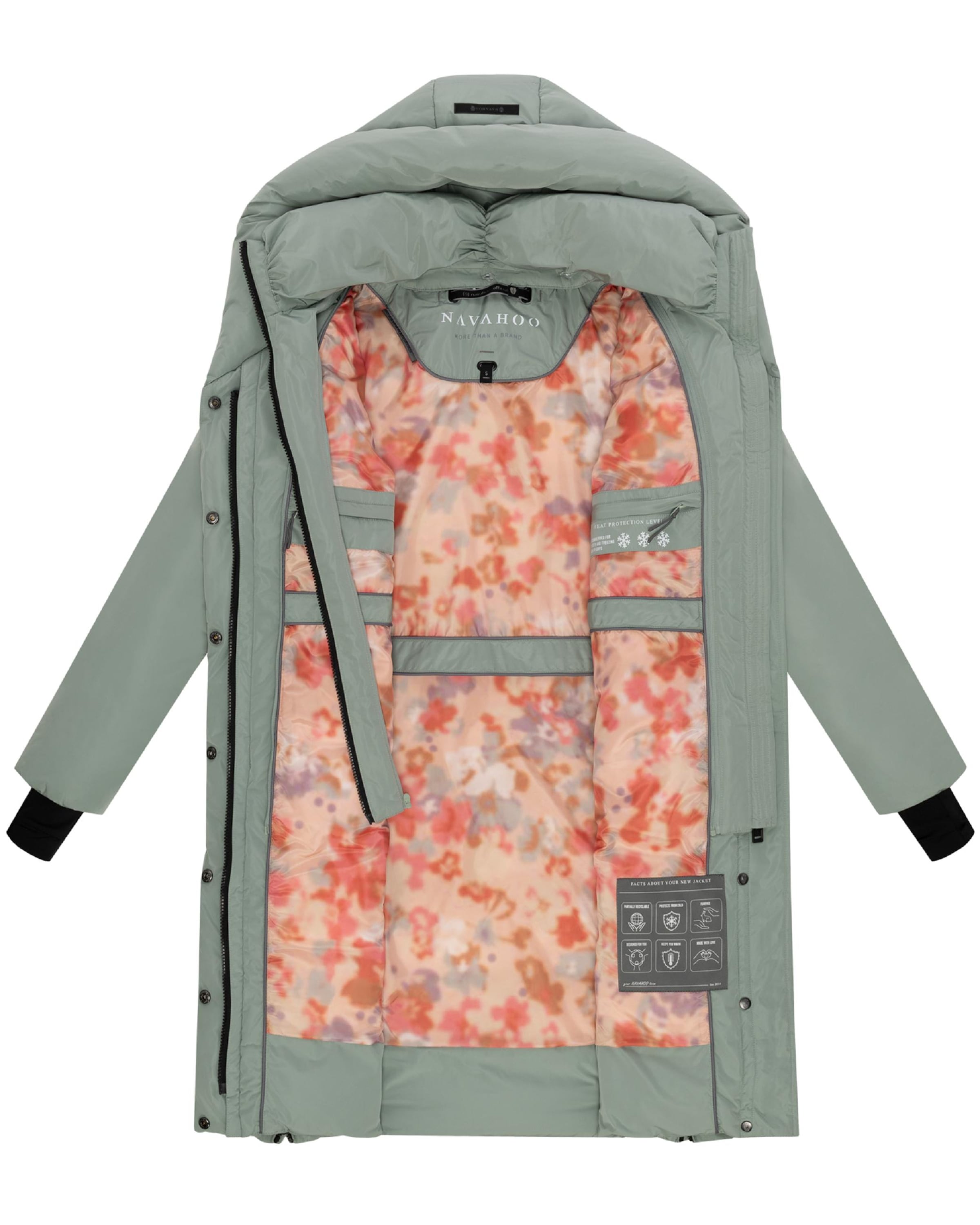 NAVAHOO Télikabátok 'Laubzauber 14' - zöld