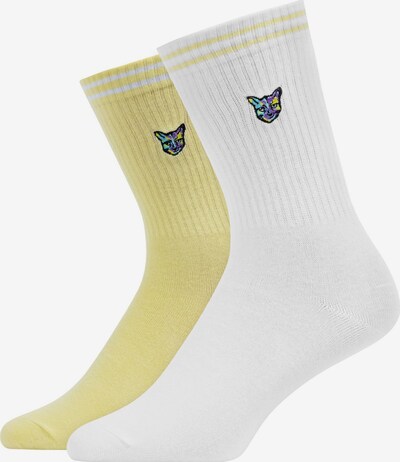SNOCKS Socken 'Pari' in gelb / weiß, Produktansicht