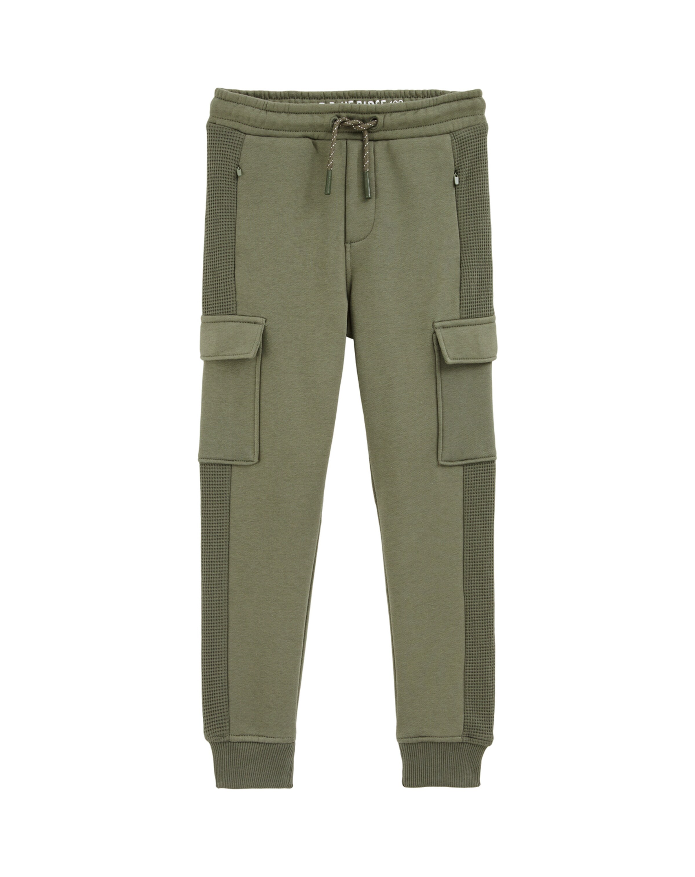 WE Fashion Zúžený strih Nohavice - Zelená: predná strana