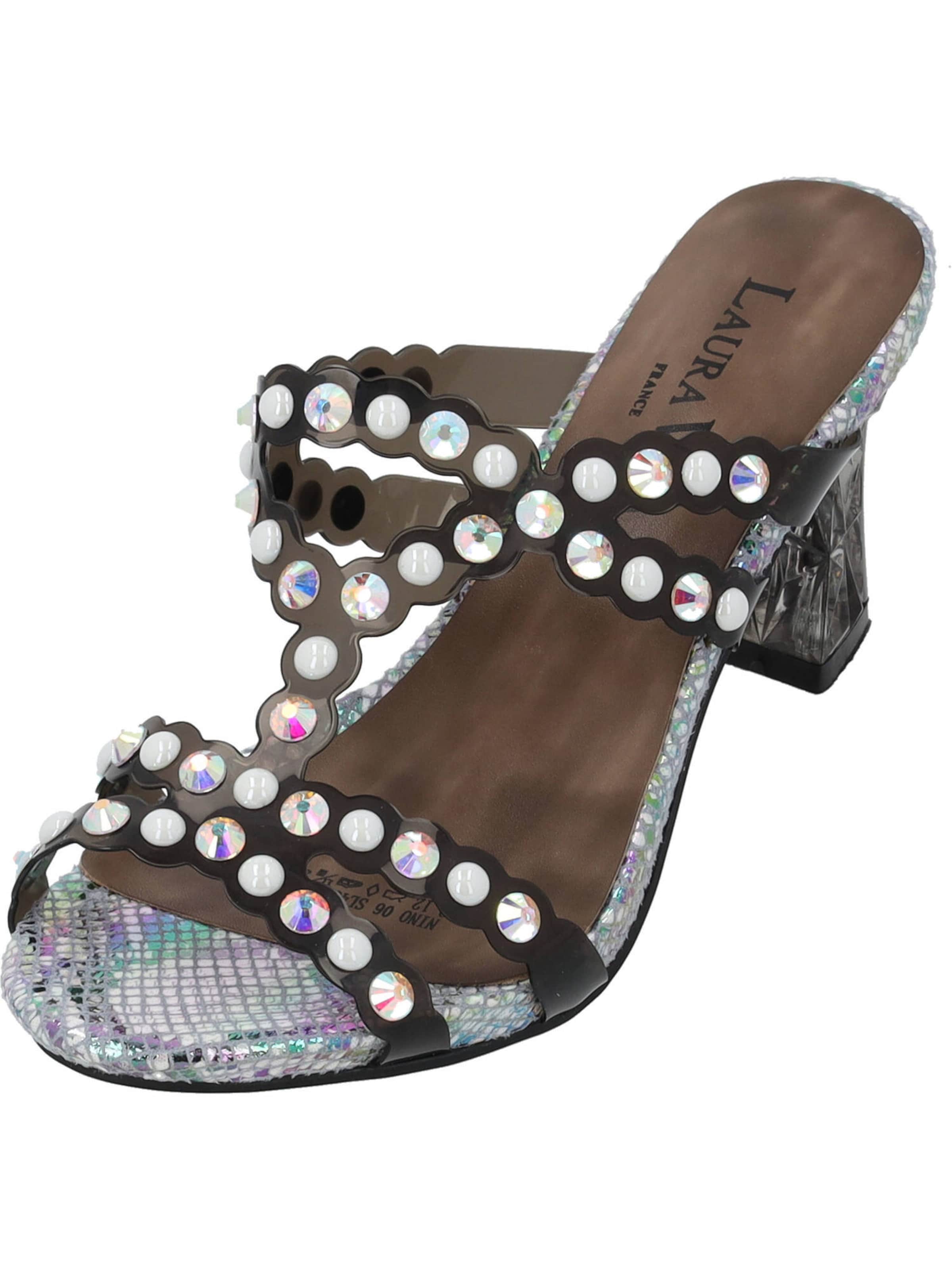 Laura Vita Mule 'Nino 06' in Black: front