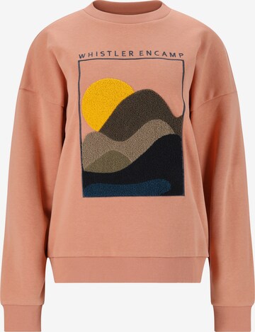 Whistler Pullover  'Natura' in Orange: predná strana