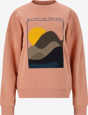 Whistler Athletic Sweater 'Natura' in Orange: front