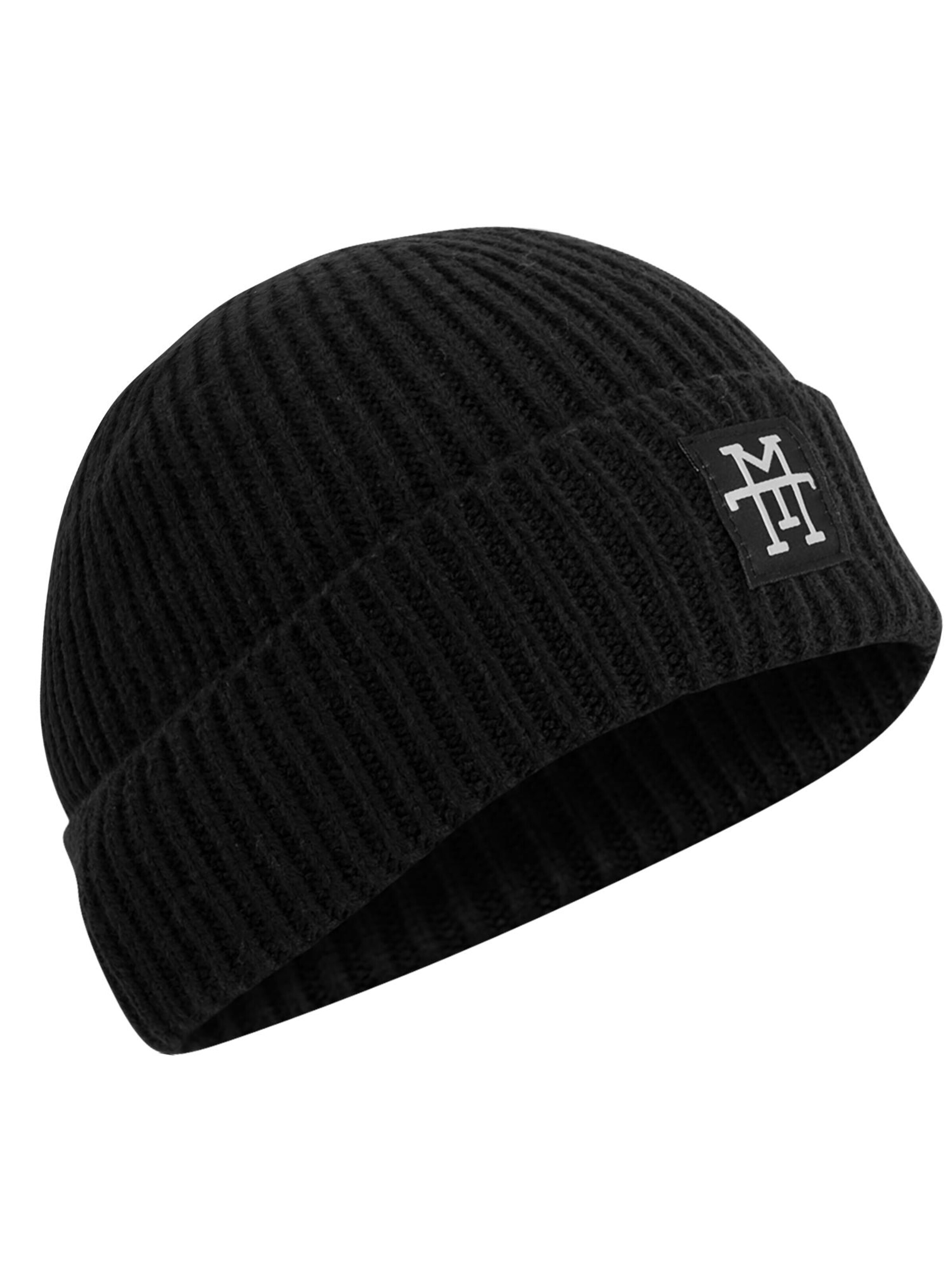 Manufaktur13 Mütze 'Heavy Knit'‌‌ in Schwarz