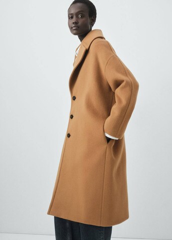 MANGO Between-Seasons Coat 'Love3' in Brown