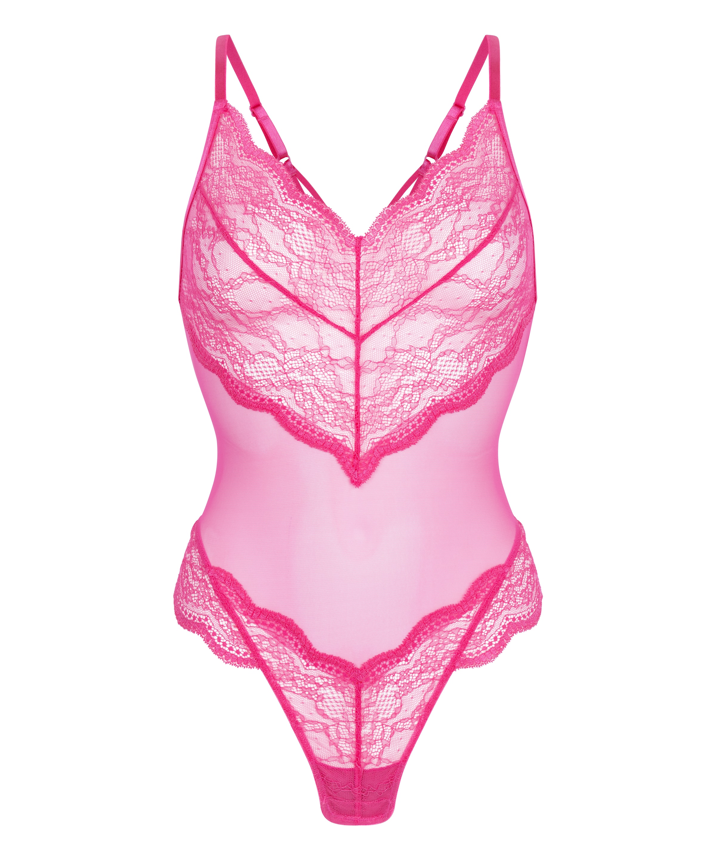 Hunkemöller Body 'Isabelle' in Roze: voorkant
