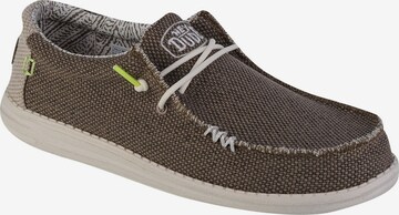 HEY DUDE Moccasin 'Hey Dude Wally Braided' in Brown: front