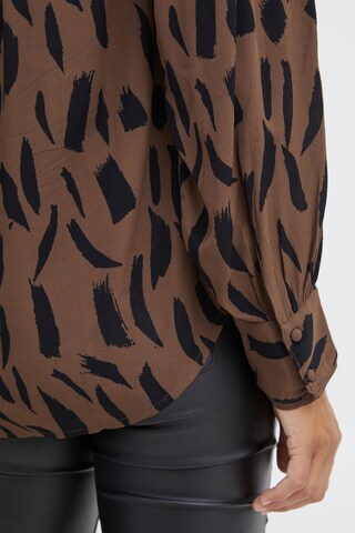 Camicia da donna 'Geto' di Fransa in marrone