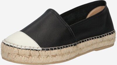 fekete / fehér MACARENA Espadrilles 'Elisa', Termék nézet