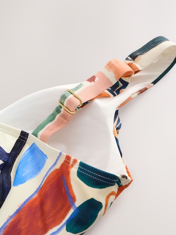 Next Bustier Badedragt i blandingsfarvet