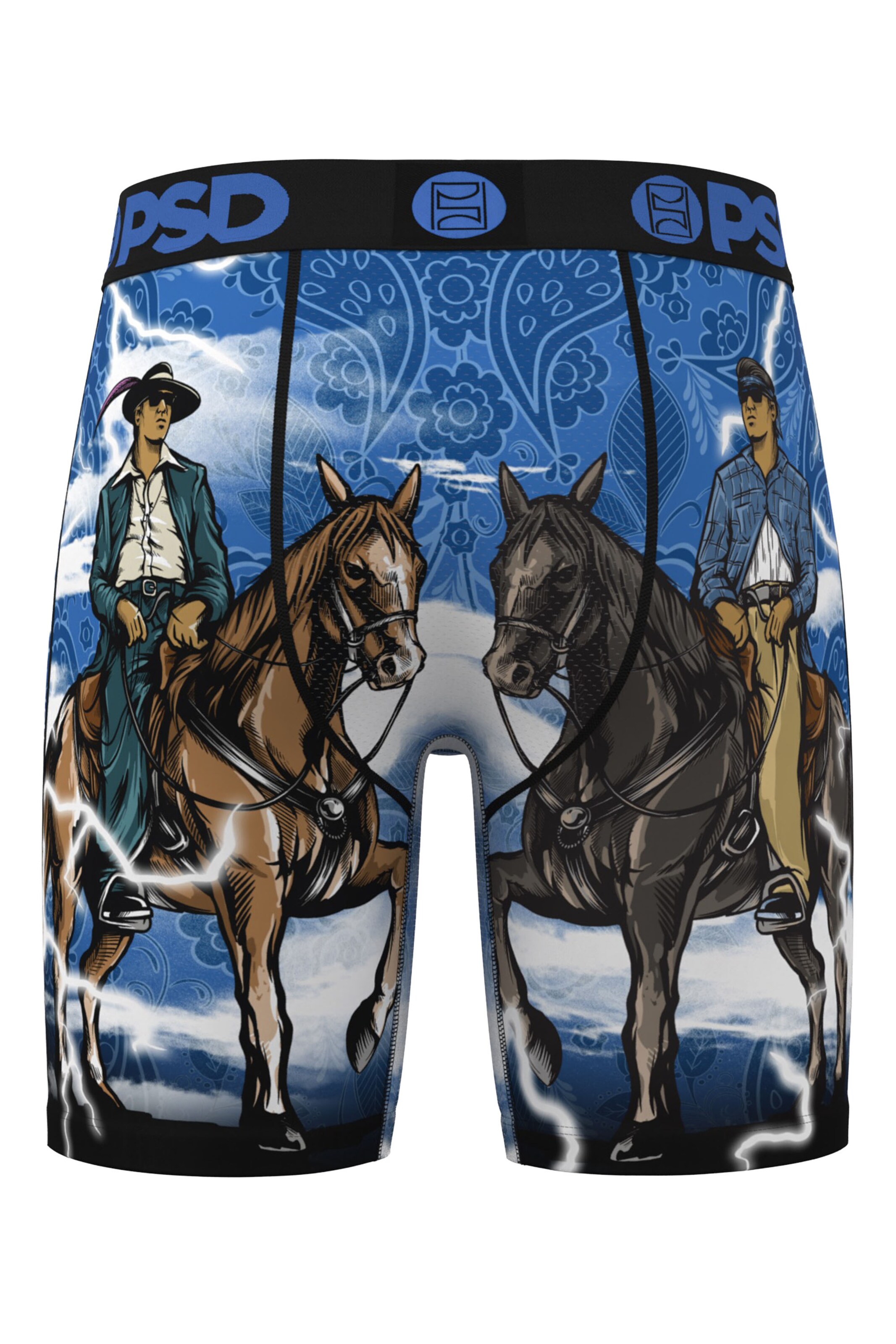 PSD Boxershorts 'Noontide ' in Blau