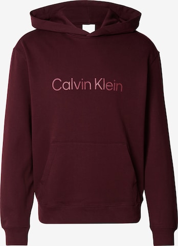 raudona Calvin Klein Megztinis be užsegimo: priekis