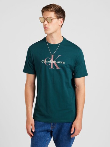 Calvin Klein Jeans Shirt 'HERO' in Green: front