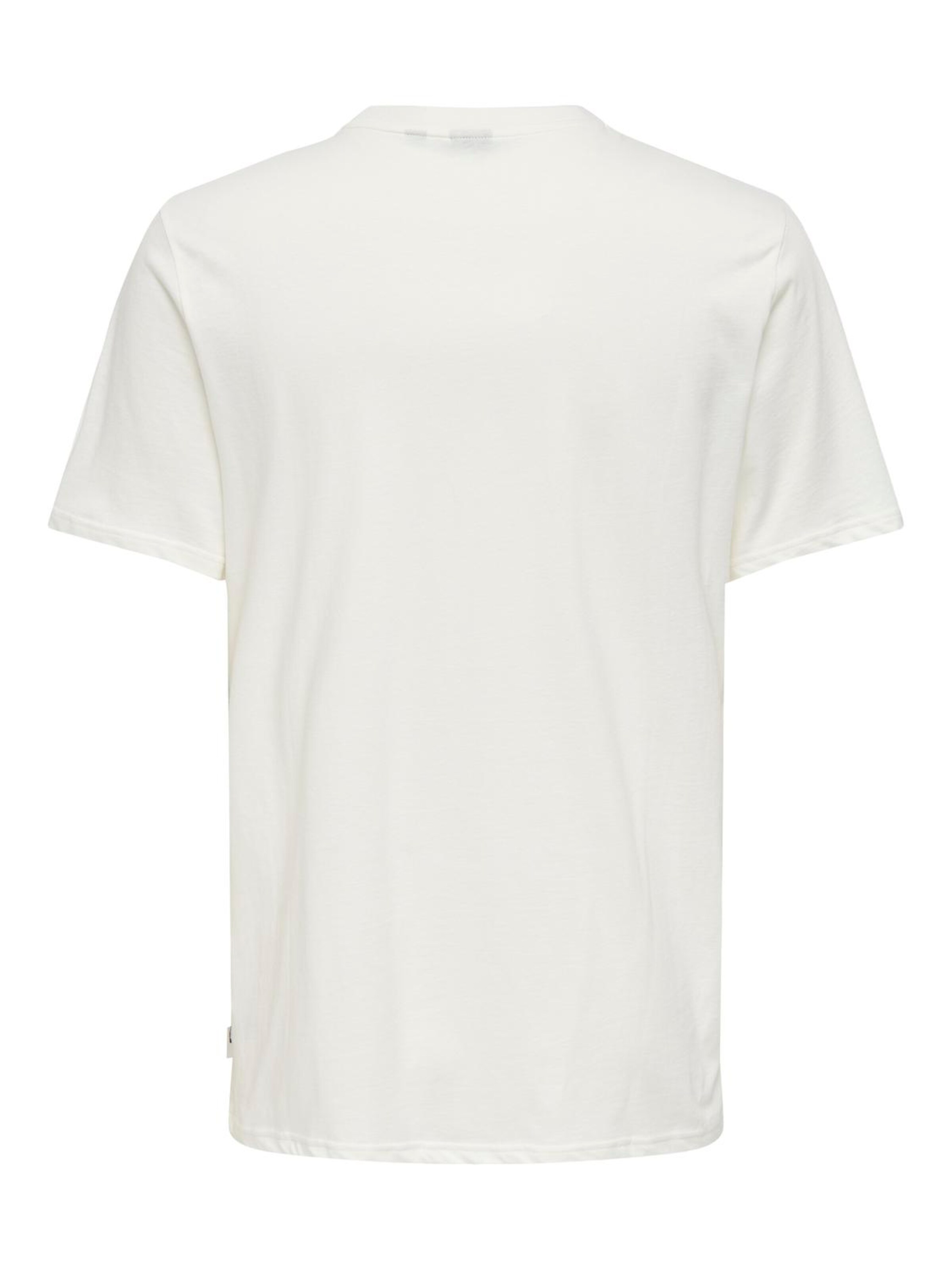Maglietta 'ONSMagdy' di Only & Sons in bianco