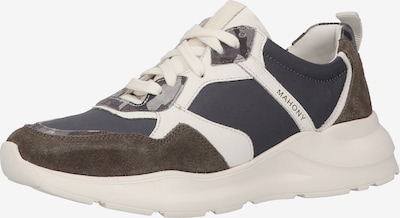 MAHONY Sneaker in beige / grau / schlammfarben, Produktansicht